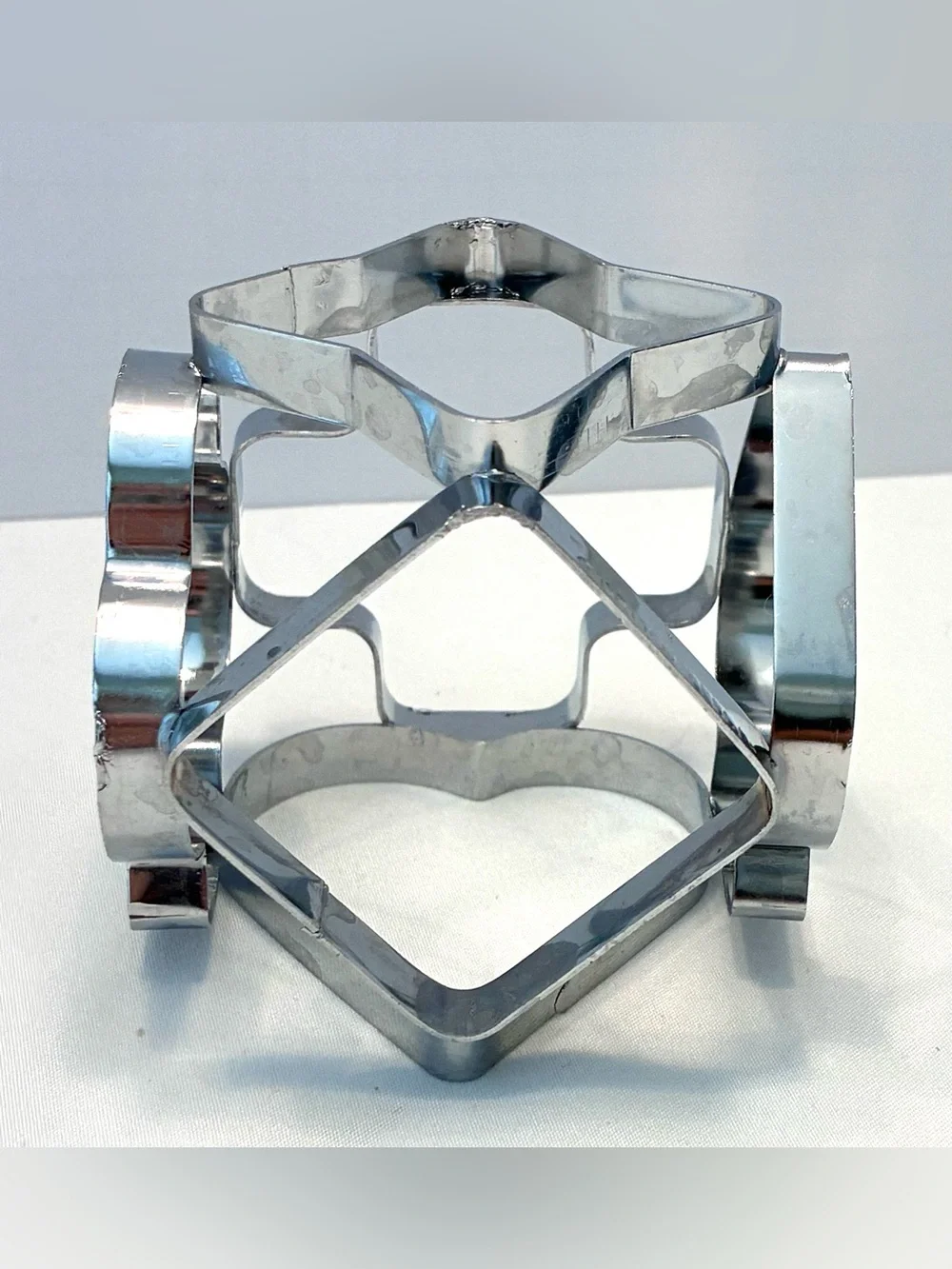 Vintage (1960’s) Tomado ~ Holland, 6-sided metal cookie cutter.